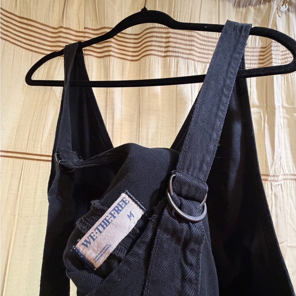 Free People High Roller Short Denim Overalls - Picture 4 of 4